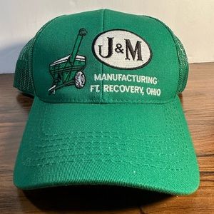 Vintage J&M Manufacturing Snapback Hat On Graffiti Brand